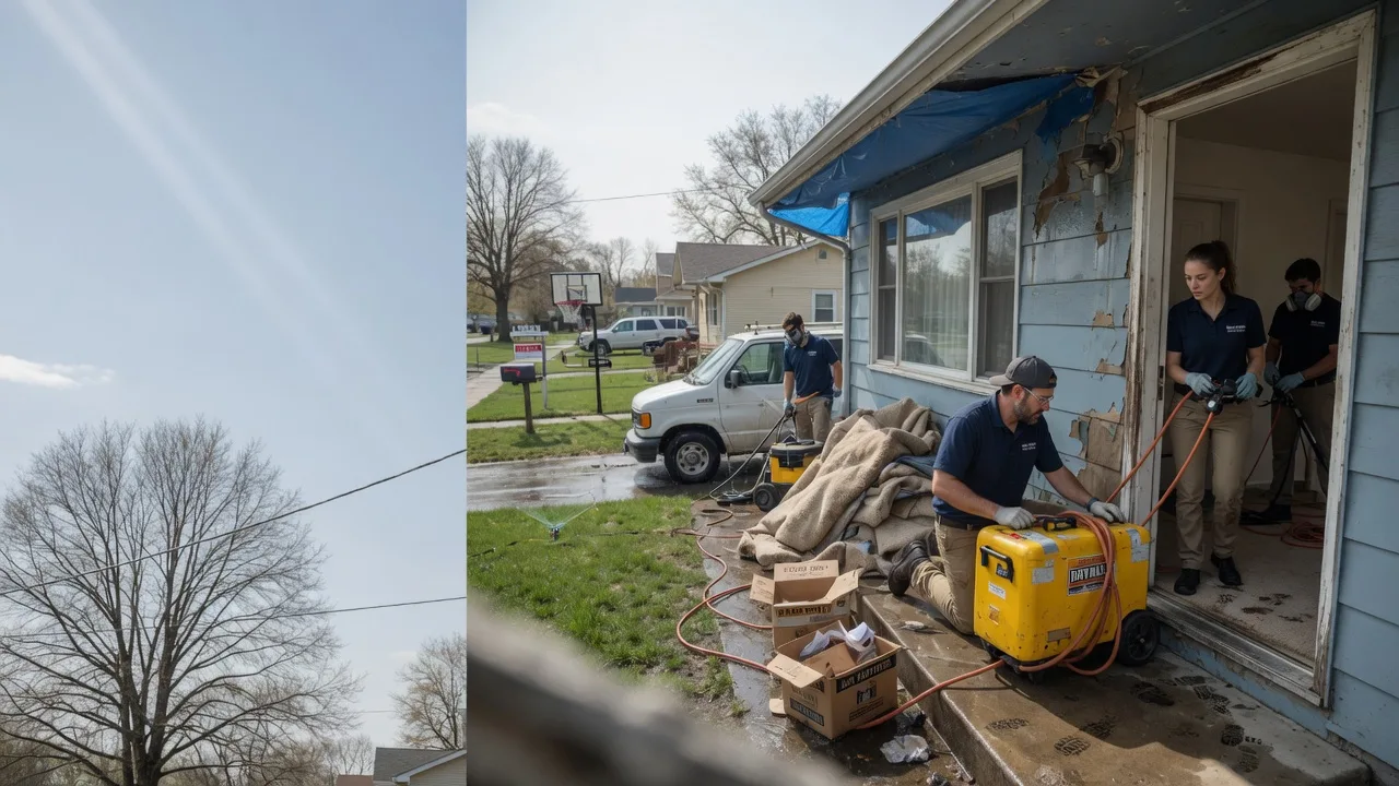 Basement Flood Cleanup in Uhrichsville, OH near me